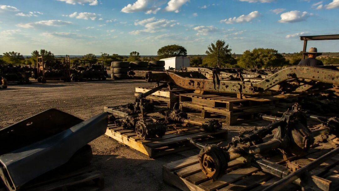 Vintage Jeep parts sale in Texas: 50% off before August 29