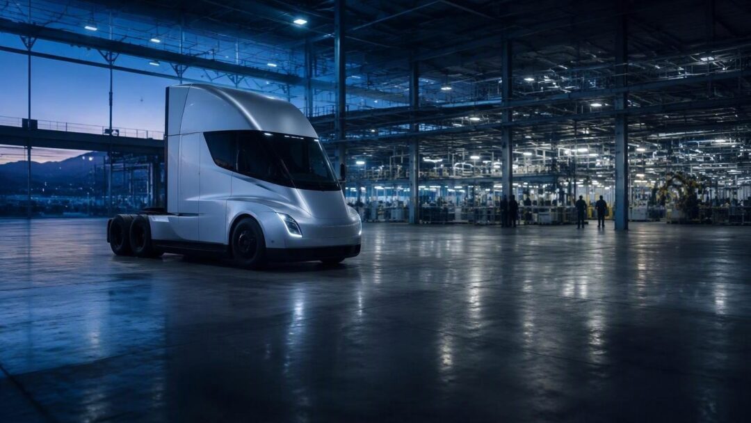Electric Tesla Semi begins deliveries amid record diesel costs