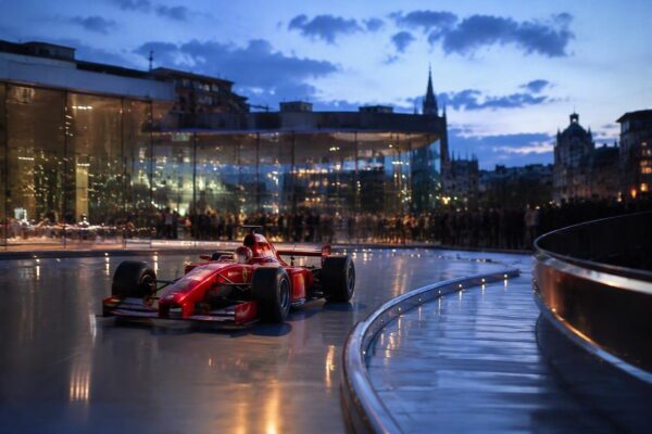 Ferrari F399 on display in Milan: A tribute to Schumacher's 1999 championship