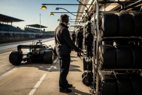 Pit stops and tire degradation