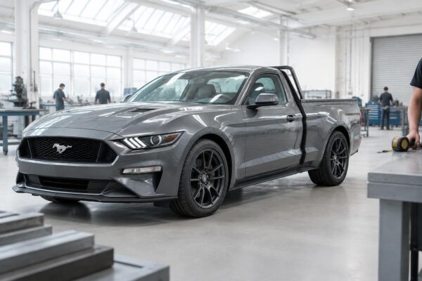 Apprentice-built Ford Mustang ute merges sport and utility