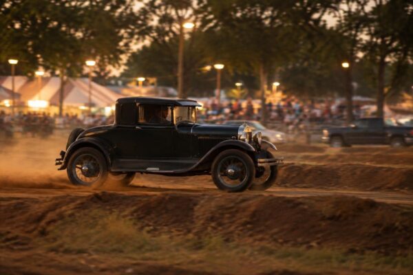 Classic 1928 Ford Model A beats Ram’s off-road demo at fair
