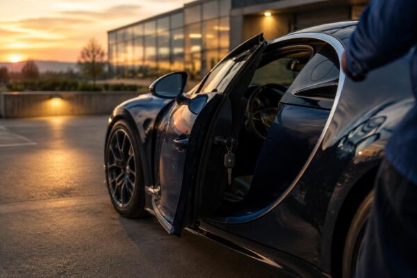 Croatian thief drives away Bugatti Chiron after keys left inside