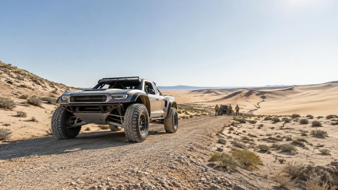First hybrid trophy truck powered by 1,300 hp Honda Passport makes debut