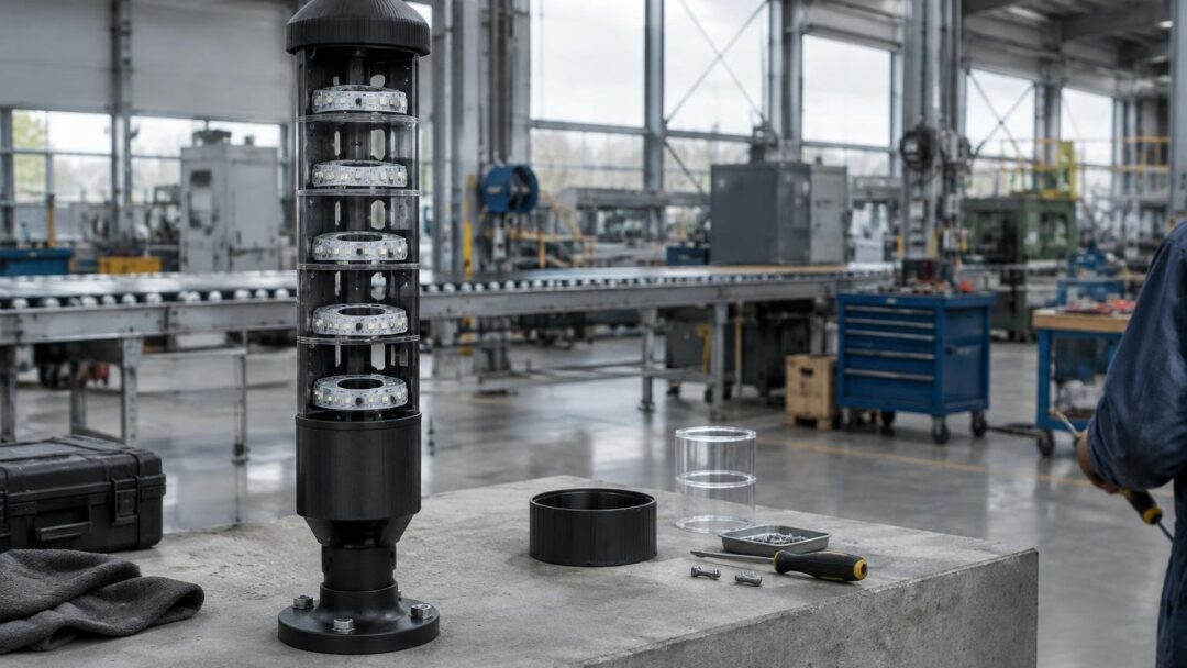 Full guide to LR10 100 mm washdown signal tower components