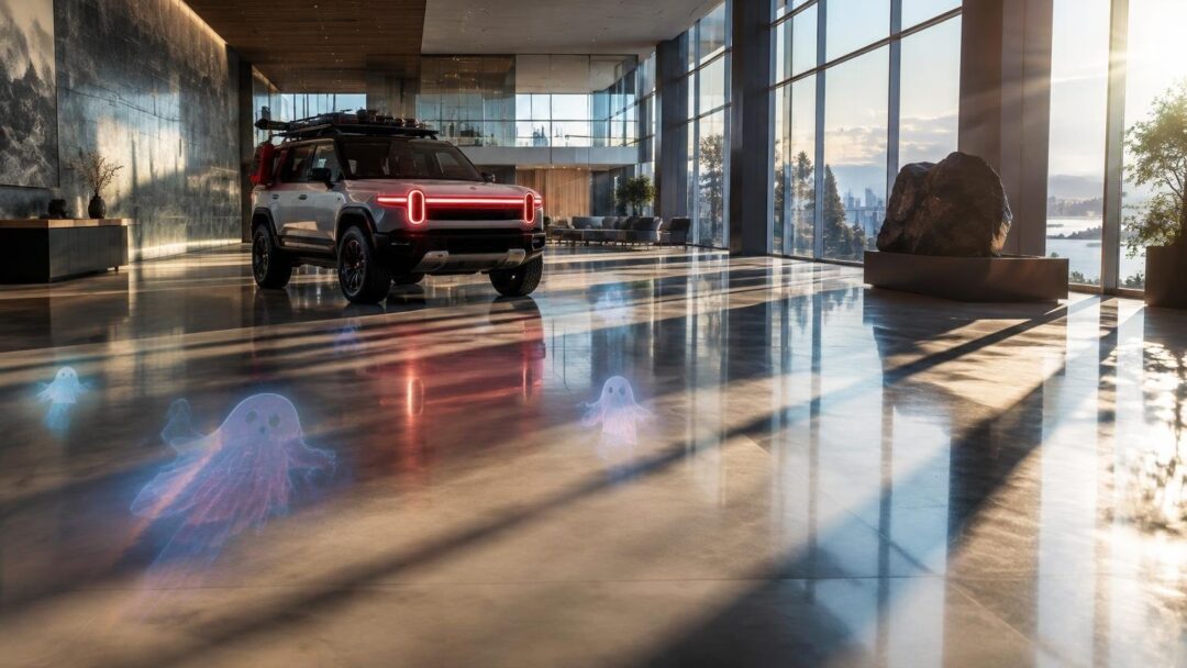 Ghostbusters app transforms Rivian vehicles this Halloween