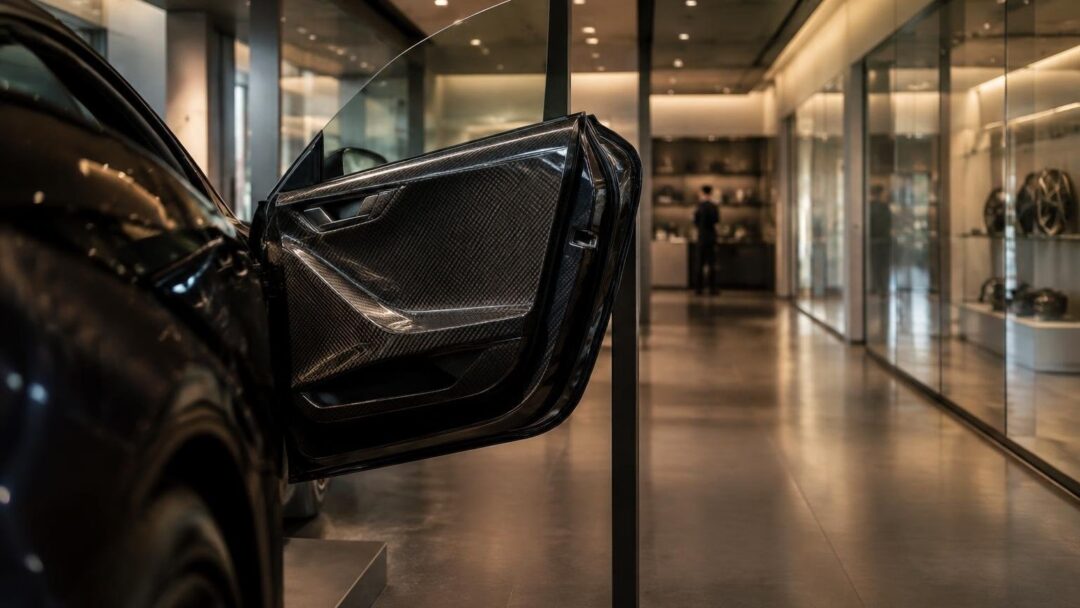 Lightweight carbon doors for Audi 8V hatchback and sedan