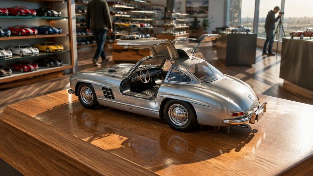New 1:18 silver Mercedes 300 SL Coupe from Norev hits market