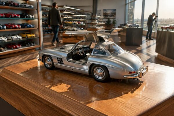 New 1:18 silver Mercedes 300 SL Coupe from Norev hits market