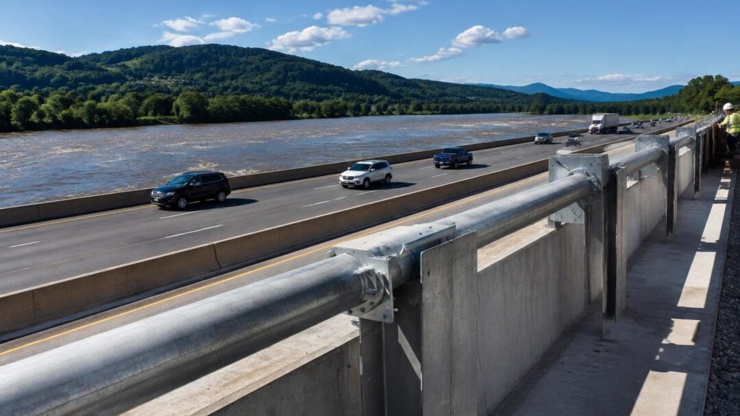 New flood-resistant barrier rises on I-40 after Helene