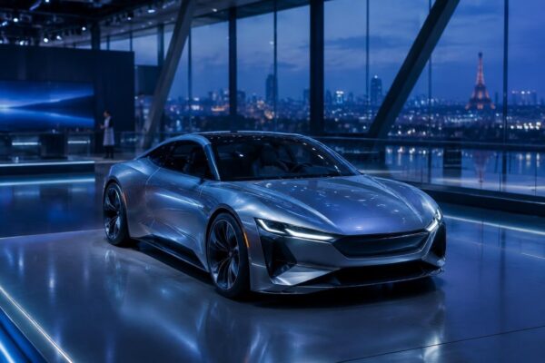 Peugeot unveils 500 hp RCZ Vision with solid-state battery at Paris Motor Show