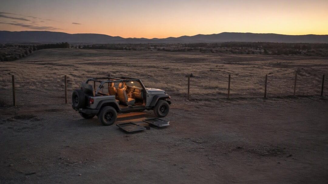 Tool-free door removal makes the new Wrangler more fun