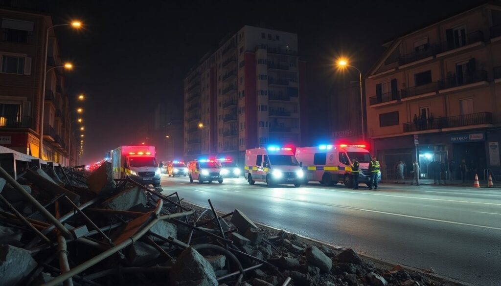 Crollo alla Vela rossa di Scampia: verifiche dei soccorsi e apprensione tra i residenti