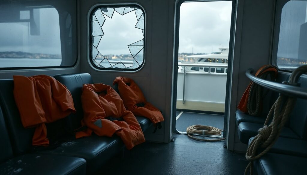 Finestrini del Vesuvio Jet esplodono in mare agitato: donna ferita e rientro a Napoli