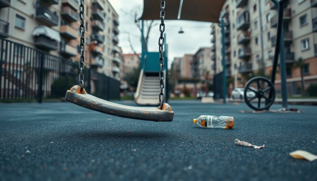 Parchi giochi a Napoli: dove mancano sicurezza e cura