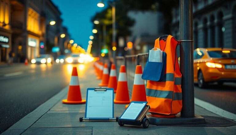 Dispositivo temporaneo in via Acton per interventi di E-Distribuzione