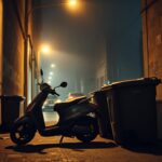 Inseguimento a Sant’Antimo: scooter contro i cassonetti e due denunciati