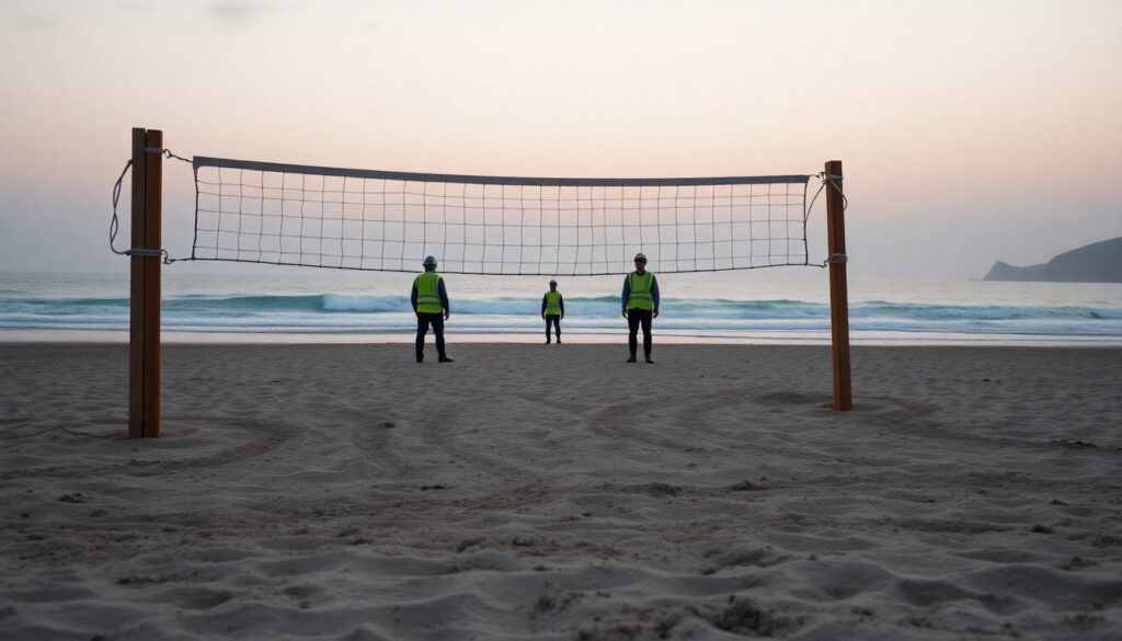 Beach volley a Torre del Greco: atto vandalico e rapido intervento dell’amministrazione