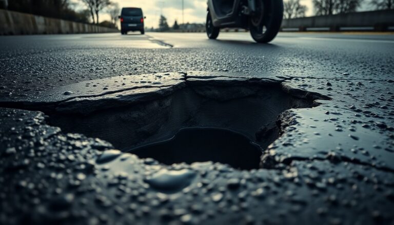 Fiat rimane impantanata in una voragine sulla ss7 bis a Teverola