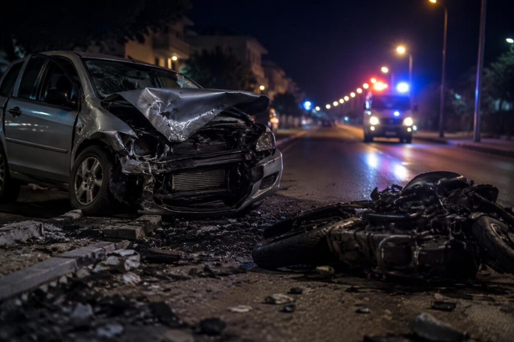 Grave scontro tra auto e moto a San Marco Evangelista: 20enne trasportato in ospedale