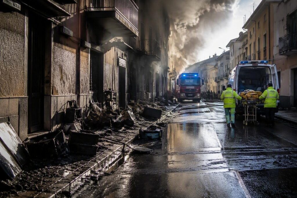 Anziano ustionato in incendio a San Gennaro Vesuviano: intervento dei vigili del fuoco