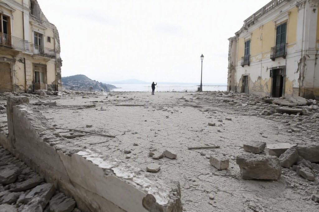 Campi Flegrei: manifestanti chiedono interventi urgenti dopo il terremoto