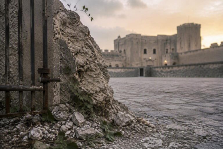 Crollo a Castel Sant’Elmo: la fortezza napoletana chiusa al pubblico