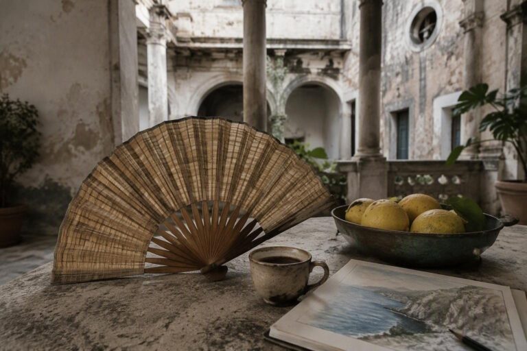 Tecniche con il ventaglio a Napoli per battere il caldo