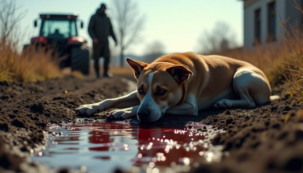 Cane trovato in fin di vita ad Apice: le condizioni critiche di Giotto e l’indagine in corso