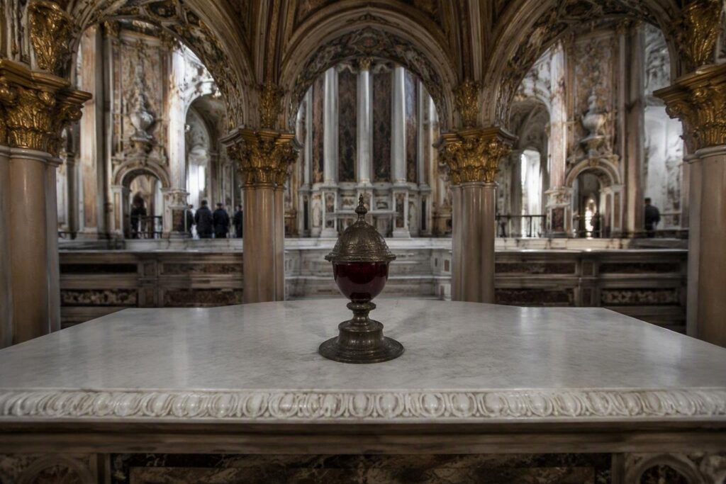 Il sangue di San Gennaro si scioglie di nuovo nel Duomo di Napoli