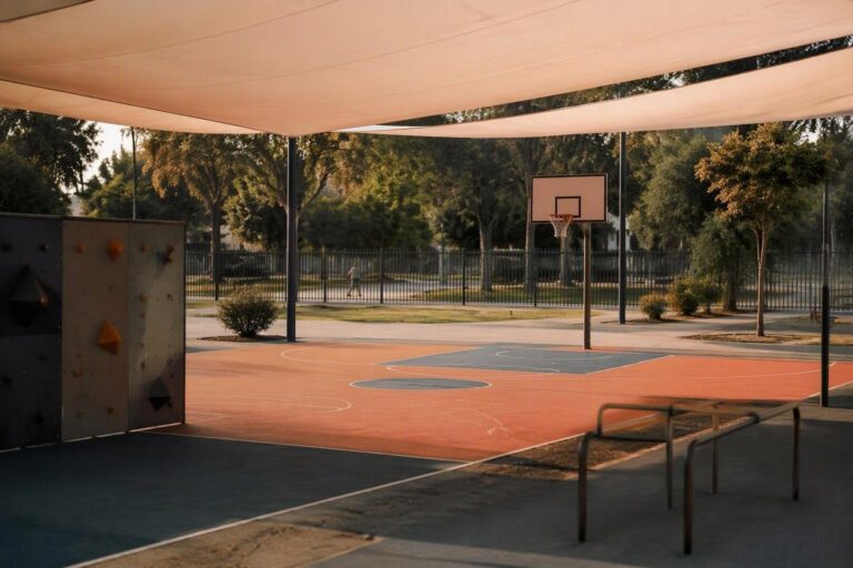 Nuovo playground a Casoria: basket, parkour e Sport Illumina