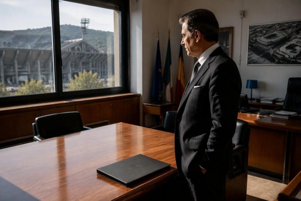 Rizzetta presenta al Comune il Docfap per la ricostruzione del Pala Argento
