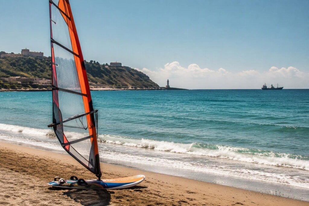 Vela, windsurf e kite a Napoli: itinerario pratico