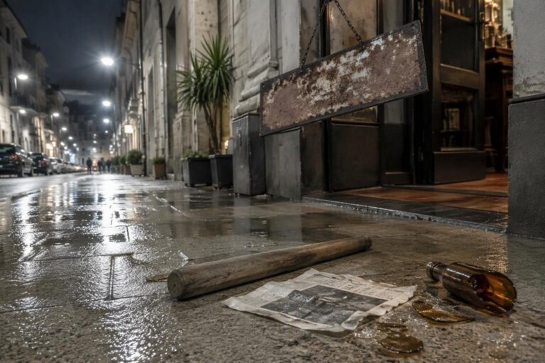 Violenza fuori da un bar a Montesarchio: 31enne colpito con mazza