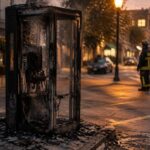 Cabina internet di Monterusciello data alle fiamme, disagi