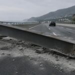 Crollo di una trave sul raccordo Salerno-Baronissi, un autista ferito