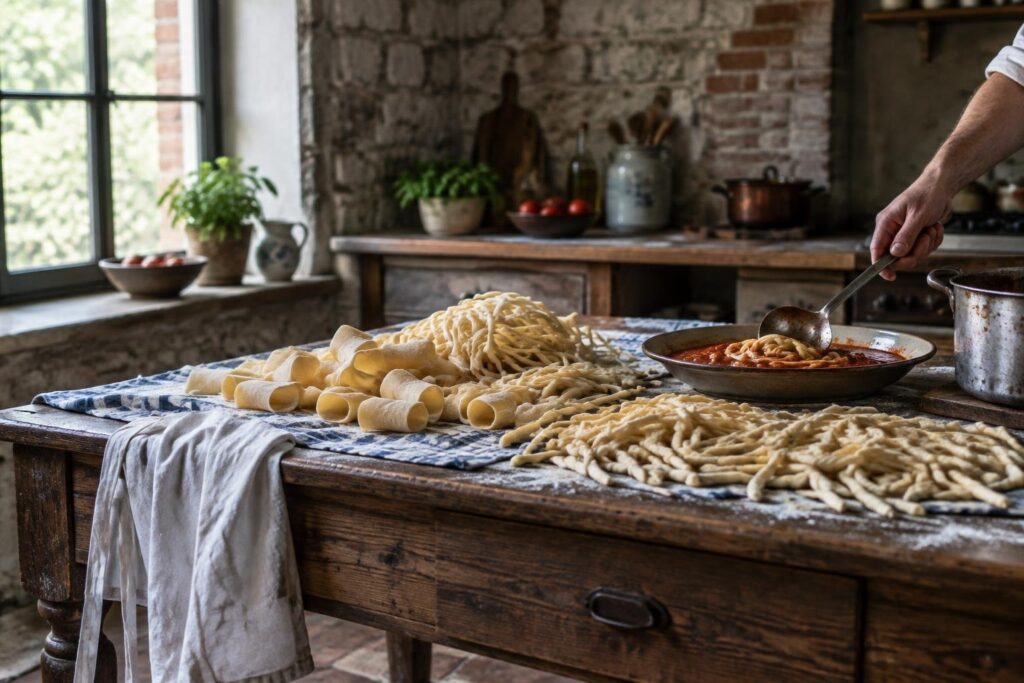 Formati tipici napoletani: guida a ziti, paccheri e scialatielli