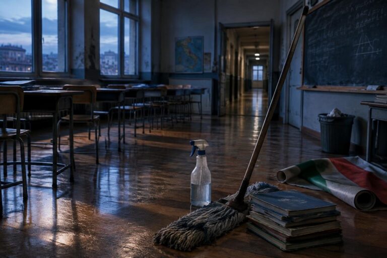 Pulizia della scuola Cuoco-Campanella: gli studenti tornano a studiare