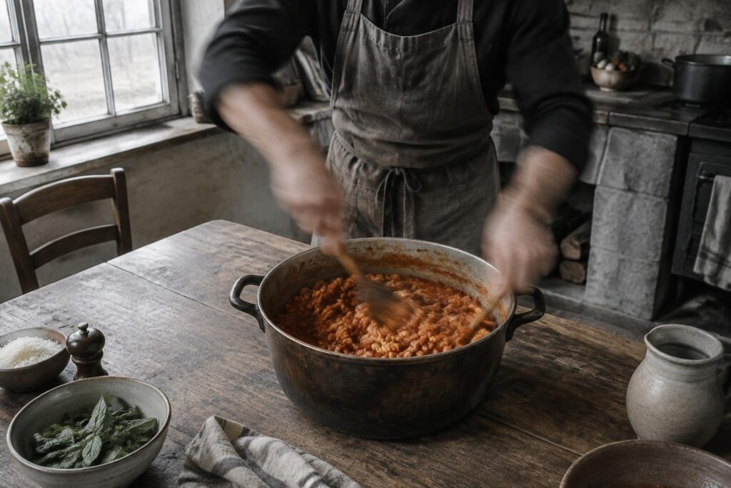 Scopri i fusilli cilentani al ragù, tipici di Palinuro