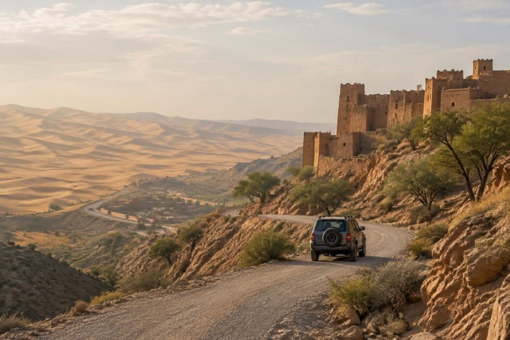 Viaggio su quattro ruote tra kasbah, canyon e dune di Merzouga