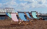 Families travel seaside