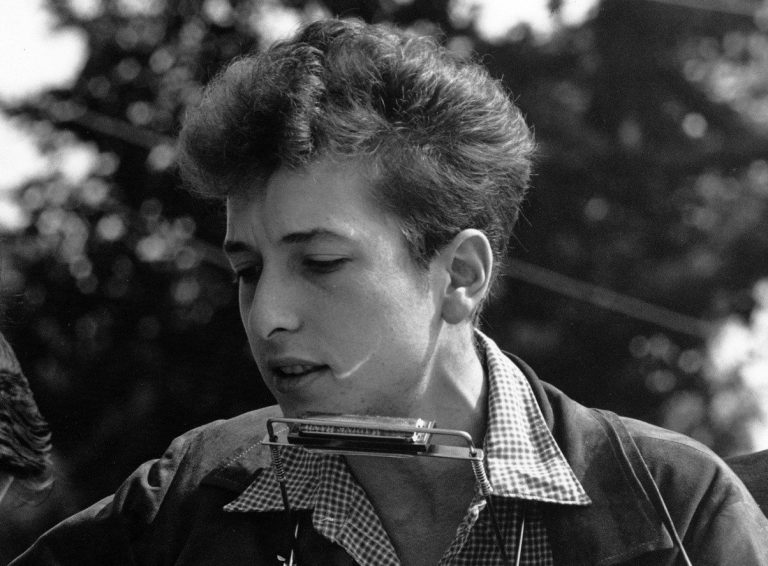 American folk singer Bob Dylan