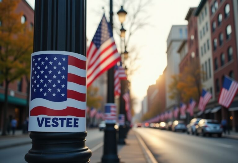 Votazione per le elezioni presidenziali del 2024 in America