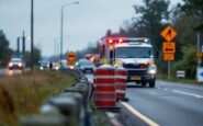 Traffic disruption on A90 after early morning crash