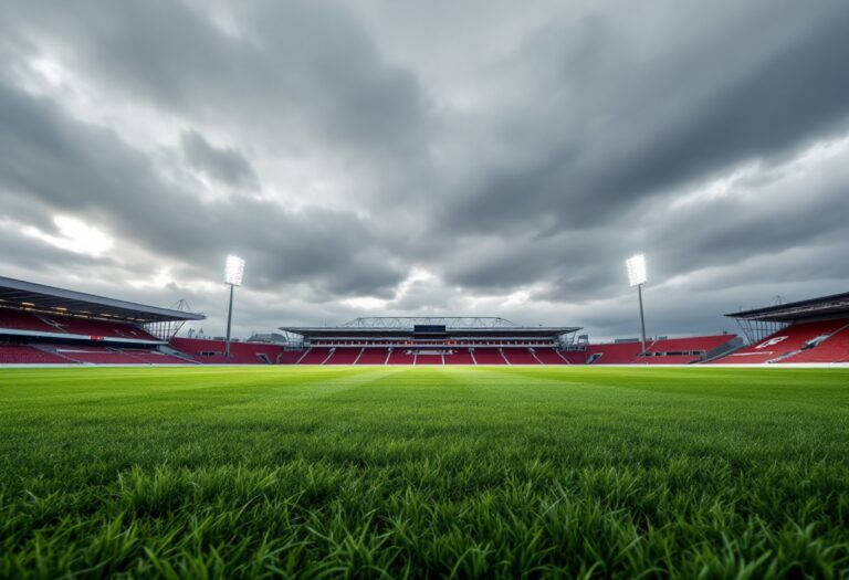 Aberdeen Football Club logo with matchday atmosphere