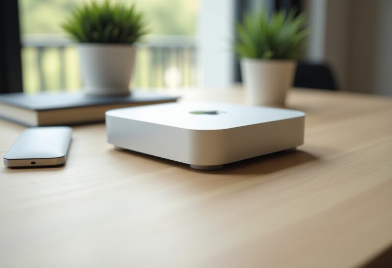 Apple Mac mini 2024 in a modern workspace setup