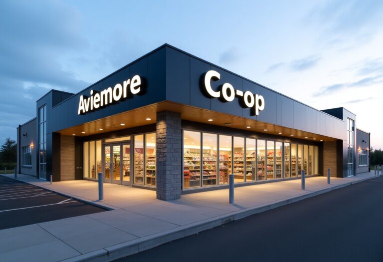 Aviemore Co-op store showcasing new renovations