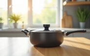 A variety of frying pans for kitchen use