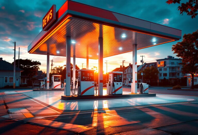 Rendering of Costco's new petrol station in the north-east