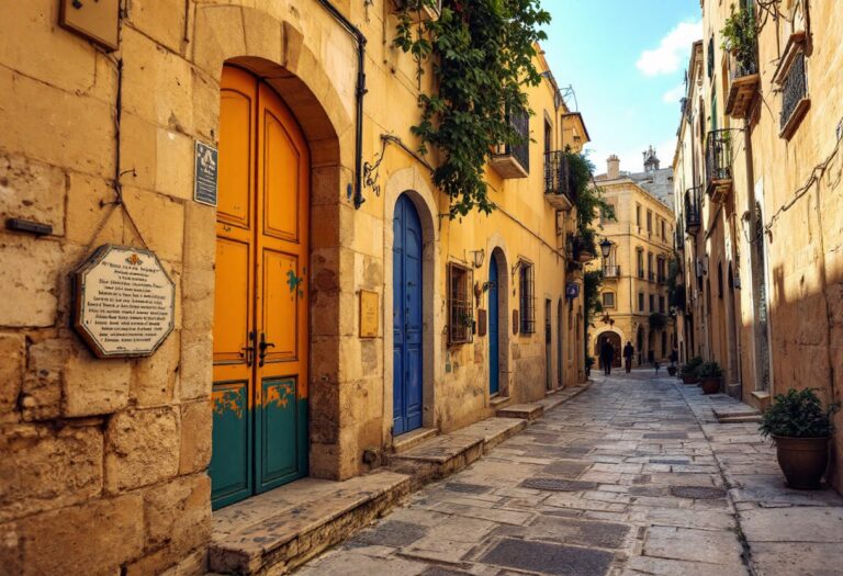A stunning view of Valletta's historic architecture